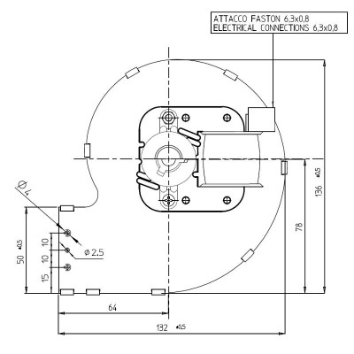 Centrifugalni ventilator Fergas za peći na pelete Ecoforest, Ravelli i drugi, protok 121 m³/h - Usporedba artikala