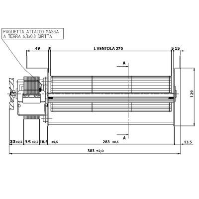 Tangencijalni ventilator Fergas za Edilkamin, Italiana Camini i druge s Ø80 mm, Protok 337 m³/h - Usporedba artikala
