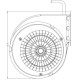 Centrifugalni ventilator Natalini za peći na pelete Eco Spar, Deville, Puros i dr.- Sit Group, protok 480 m³/h | Ventilatori i puhala | Dijelovi za peći na pelete |