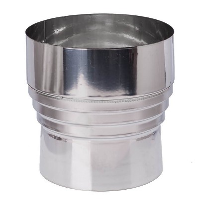 Adapter za povećanje/smanjenje dimovodne cijevi, nehrđajući čelik AISI 304, F80F-100M - F300M-350F - Dimnjak za pec na pelete