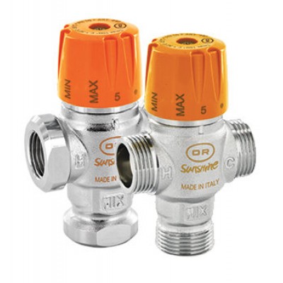 Adjustable thermostatic mixing valve, Solar model - Usporedba artikala
