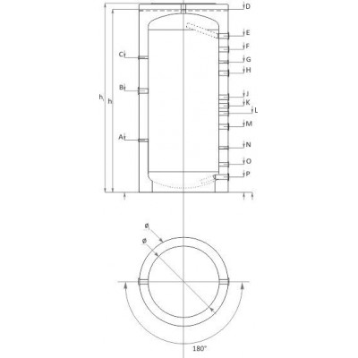 Buffer Tank Sunsystem, Model P 1000, Capacity 1000L Vessel - Usporedba artikala
