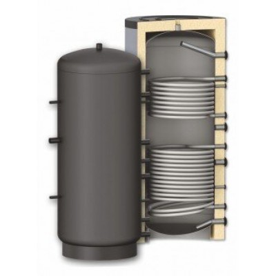 Buffer Tank Sunsystem, Model PR2 1500, Capacity 1500L, Two heat exchanging coils, Industrial Vessel - Usporedba artikala