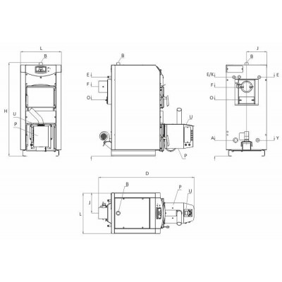 Kotao na pelete BURNiT WBS AC Pellet 50 Active 70 - Pell 70, 65 kW - Kotlovi na pelete (postavlja)