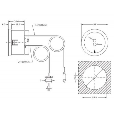 Capillary thermomanometer Cewal, Thermoplastic case - Usporedba artikala