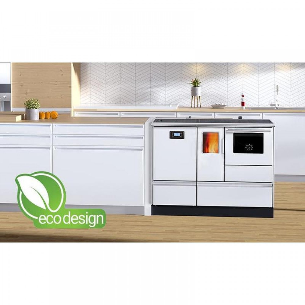Štednjak na pelete za centralno grijanje Alfa Plam Alfa Term 20 Pellet, Bijela, 20 kW | Štednjaci na pelete | Peleti |