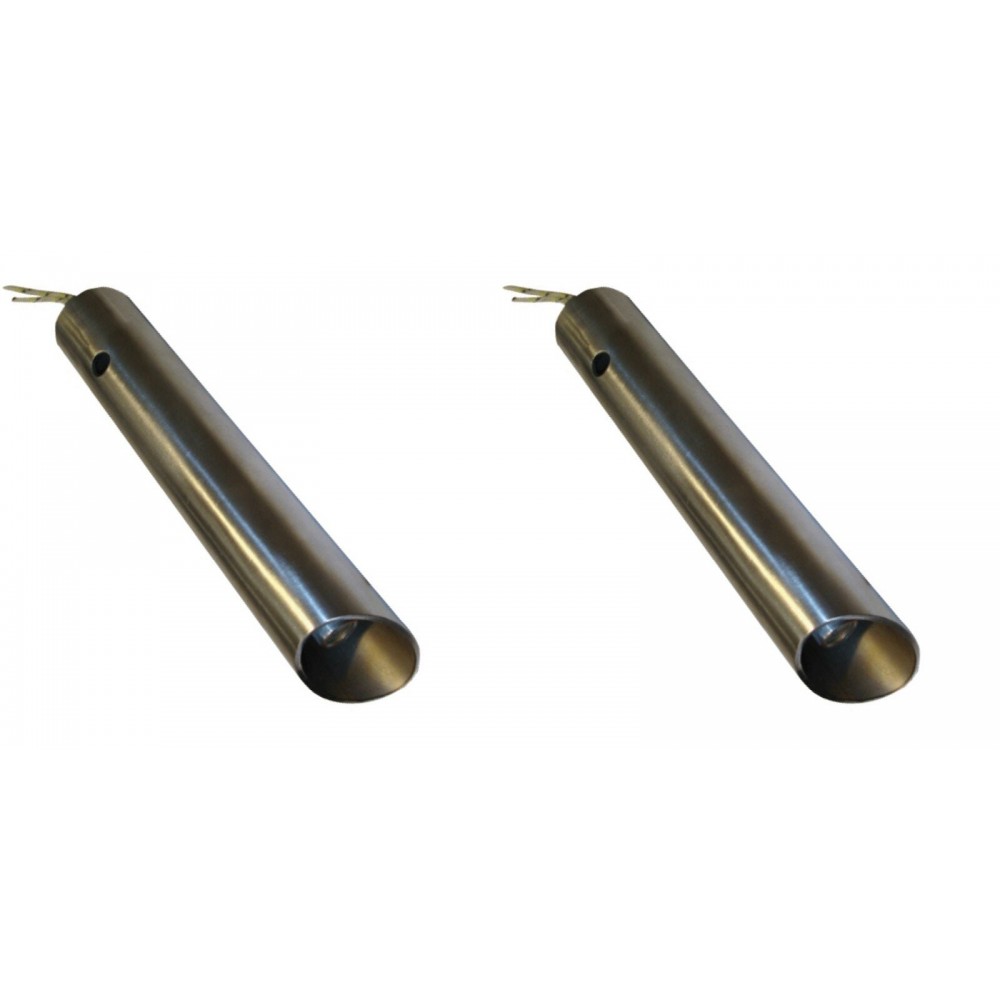 Upaljač / Grijač sa cijevi za kanaliziranje zraka za plamenik na pelete Ferroli, Anselmo Cola i dr. ukupna dužina 130mm, 350W - x2