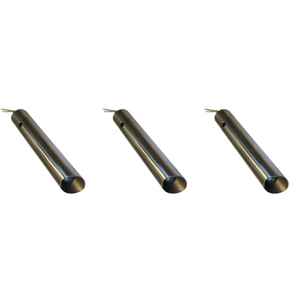 Upaljač / Grijač sa cijevi za kanaliziranje zraka za plamenik na pelete Ferroli, Anselmo Cola i dr. ukupna dužina 130mm, 350W - x3 | Upaljači / Grijači za plamenike na pelet | Rezervni dijelovi za plamenike na pelet |