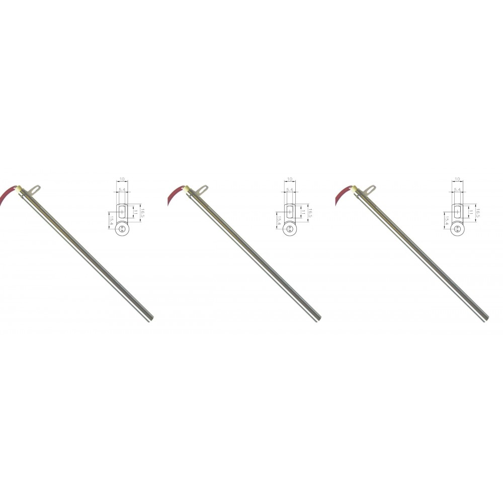 Keramički upaljač za peć na pelet Edilkamin i dr. ukupna dužina 280mm, 470W - x3