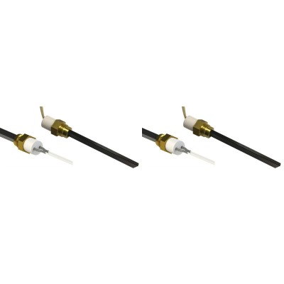 Niskonaponsko upaljač za peć na pelet Eco Spar, BURNiT, Adler, AMG, Ecoteck i drugi, ukupna dužina 126mm, 120W do 24V - x2 - Rezervni dijelovi za peći na pelet