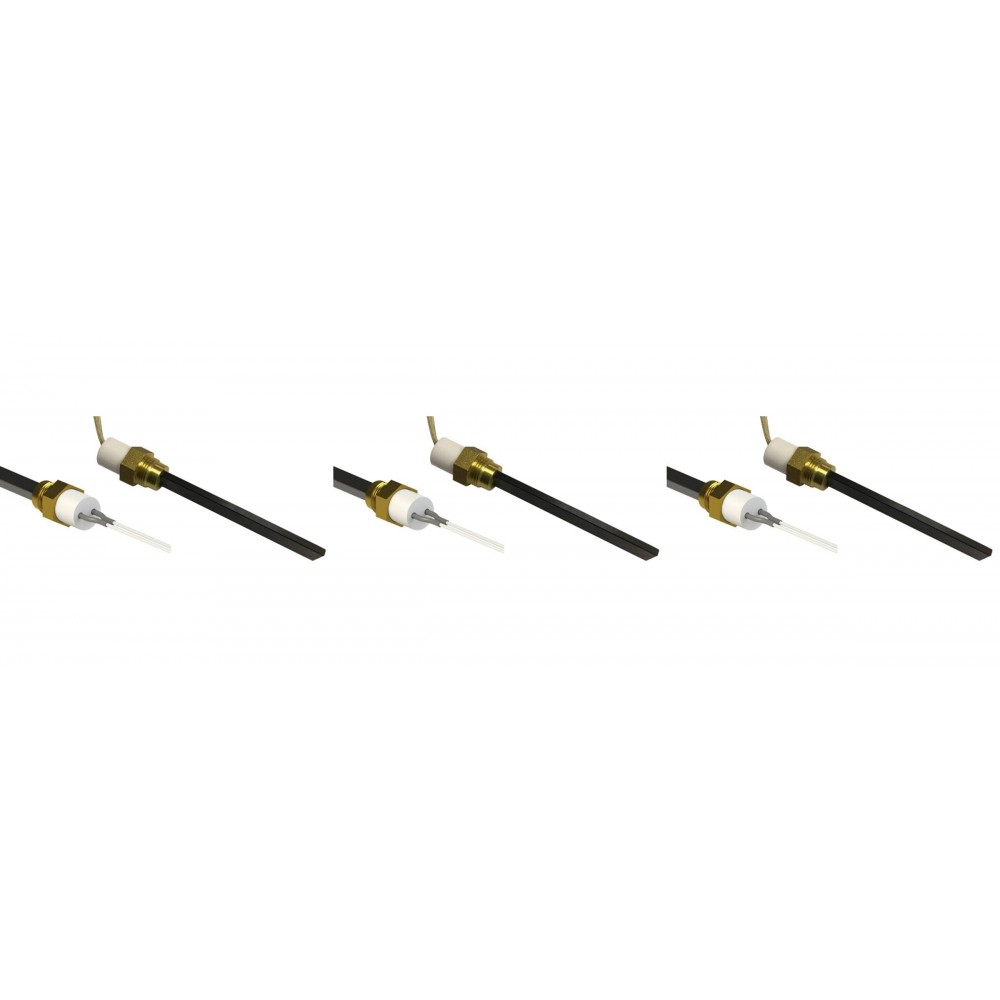 Niskonaponsko upaljač za peć na pelet Eco Spar, BURNiT, Adler, AMG, Ecoteck i drugi, ukupna dužina 126mm, 120W do 24V - x3 | Upaljači za peć na pelet | Rezervni dijelovi za peći na pelet |