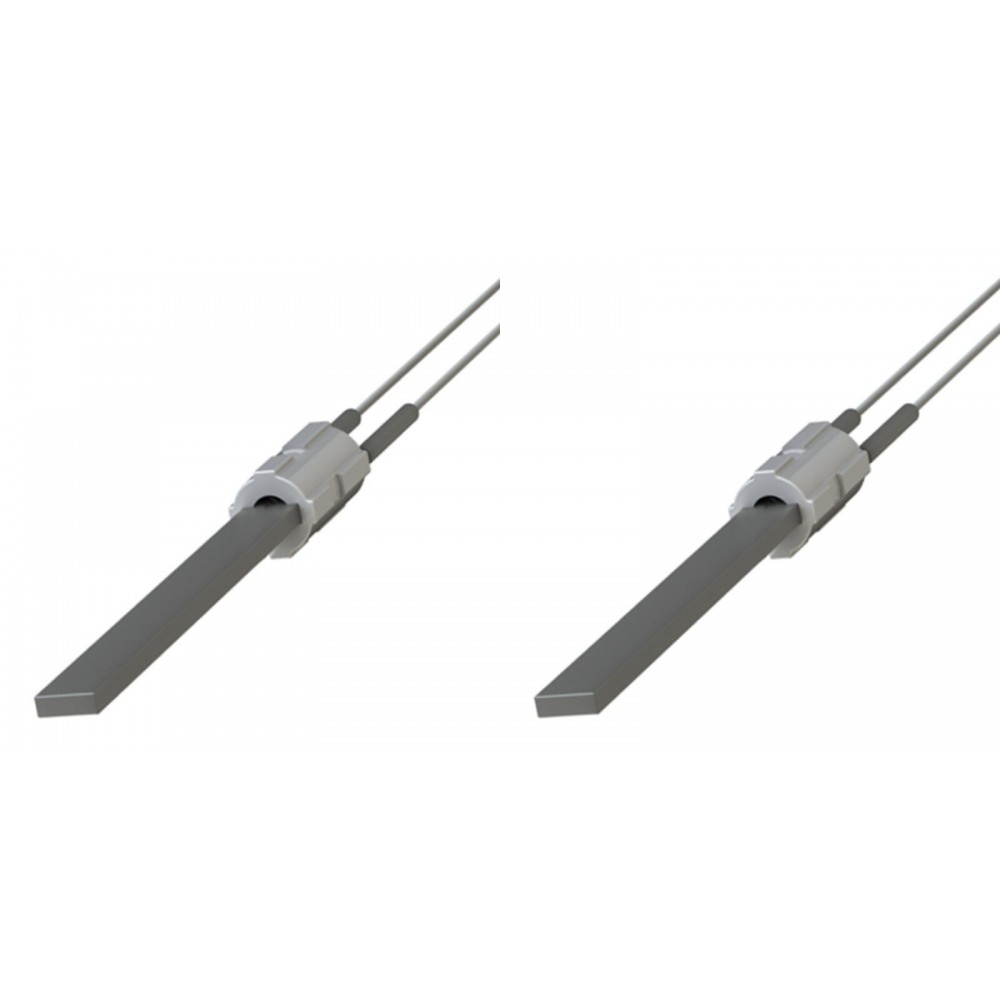 Upaljač za peć na pelet s crnim kvarcnim kristalom za Eco Spar, BURNiT, Palazzetti, Ravelli, MCZ i drugi, ukupna dužina 122mm, 300W - x2