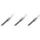 Upaljač za peć na pelet s crnim kvarcnim kristalom za Eco Spar, BURNiT, Palazzetti, Ravelli, MCZ i drugi, ukupna dužina 122mm, 300W - x3 | Upaljači za peć na pelet | Rezervni dijelovi za peći na pelet |