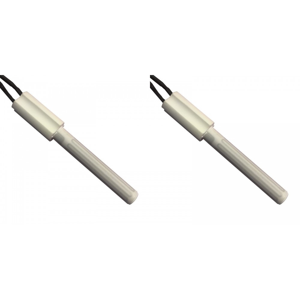 Keramički upaljač za peć na pelet Eco Spar, BURNiT, Ashley, Adler, AMG, Piazzetta i drugi, ukupne dužine 102mm, 250W - x2 | Upaljači za peć na pelet | Rezervni dijelovi za peći na pelet |