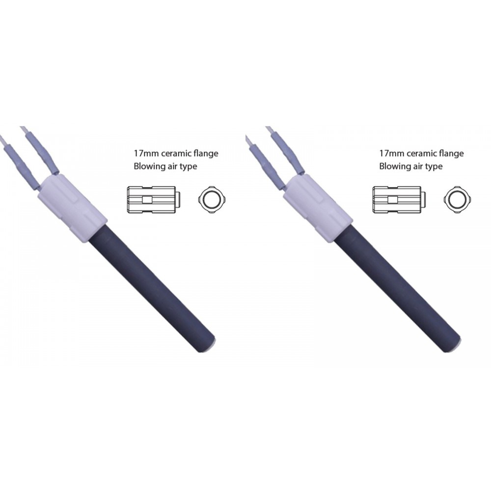 Keramički upaljač za peć na pelet BURNiT, Palazzetti i dr. ukupna dužina 113mm, 260W - x2