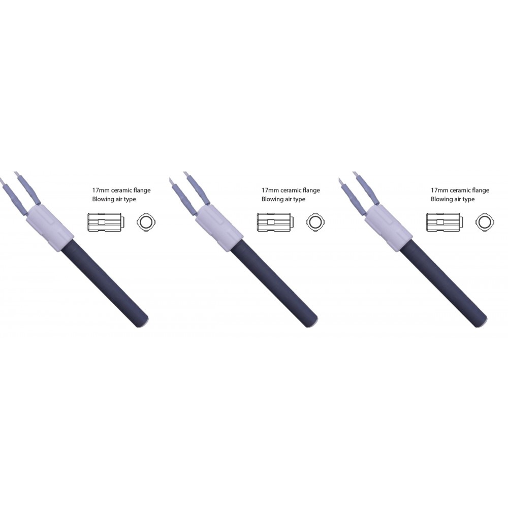 Keramički upaljač za peć na pelet BURNiT, Palazzetti i dr. ukupna dužina 113mm, 260W - x3