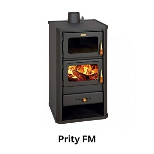 Kamin na drva s pećnicom Prity FM